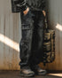 Wide Fit Cargo Denim Jeans P1541