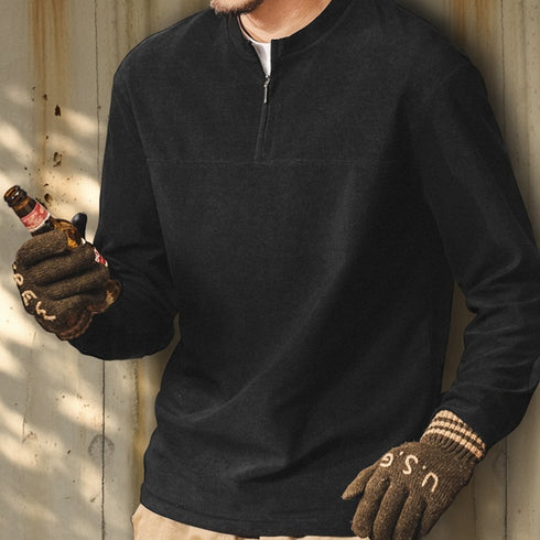 Simple Half Zip Tops P1691