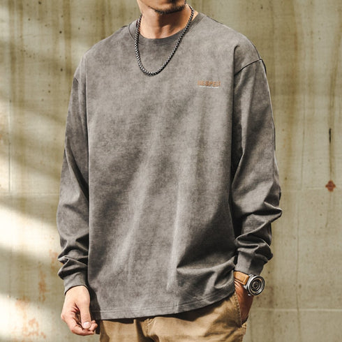 Back Print Long Sleeve T-shirt P1705