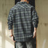 Urban Style Check Pattern Long Sleeve Shirt P1707