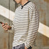 Classic Border Crew Neck Knit Sweater P1702
