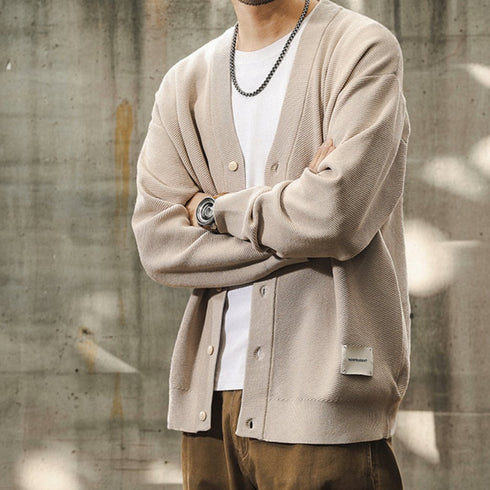 Clean Silhouette Rib Cardigan P1679