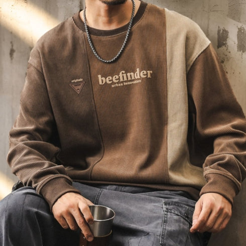 Combination Line Logo Print Sweatshirt P1603