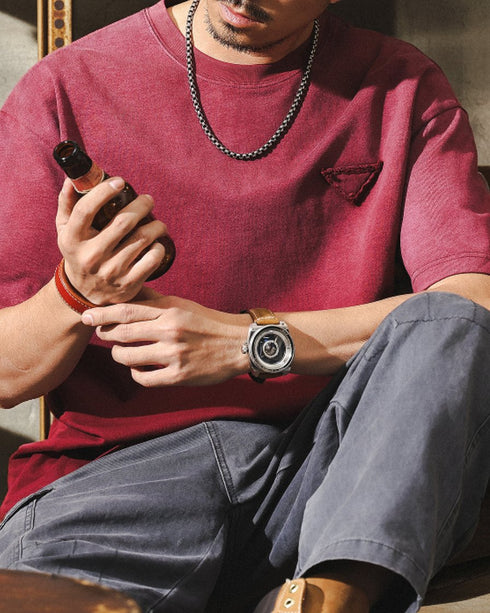 Casual Grunge Edge Short Sleeve T-shirt P1437