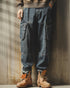 Work Utility Cargo Denim Pants P1538