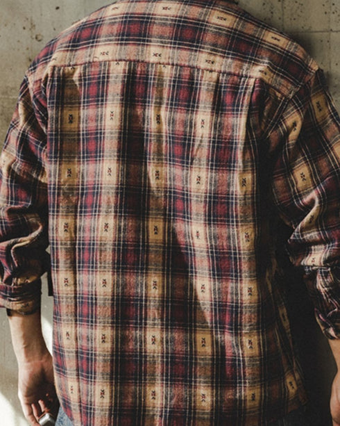 Authentic Check Work Style Long Sleeve Shirt P1594