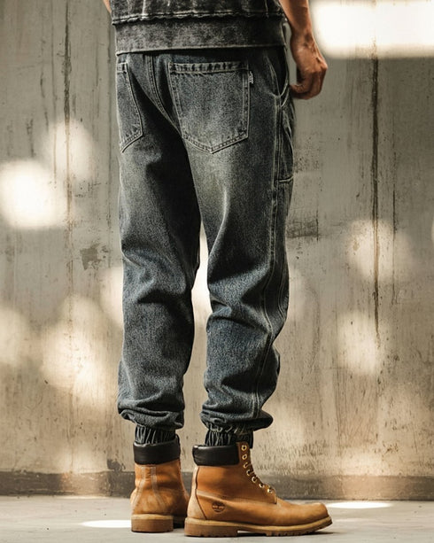 Angled Pocket Denim Jeans P1550