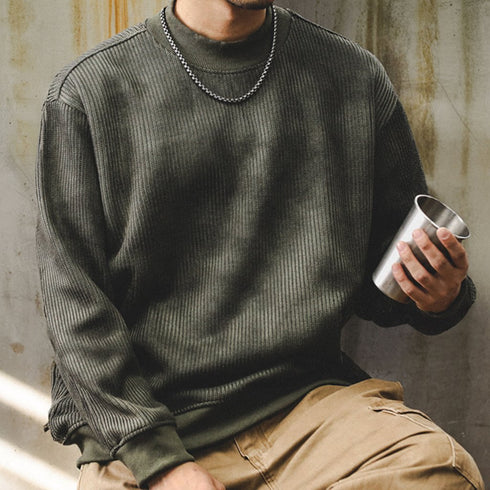 Vintage Wash Rib Sweatshirt P1744