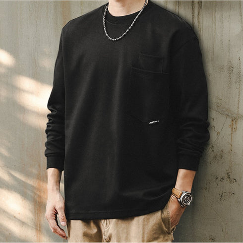 Heavyweight Pocket Long Sleeve P1743