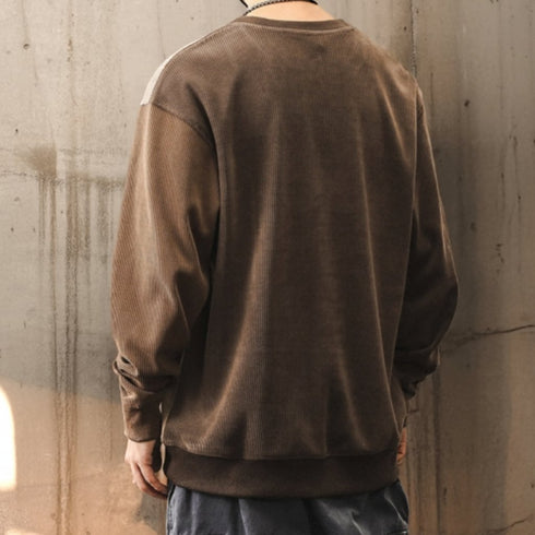 Combination Line Logo Print Sweatshirt P1603