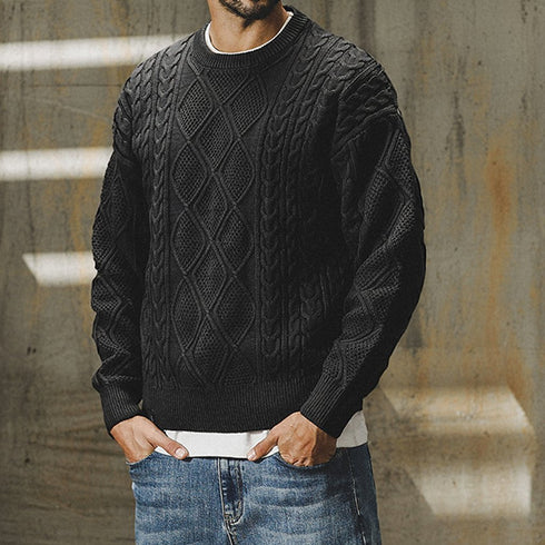 Simple Craft Relax Knit Sweater P1657