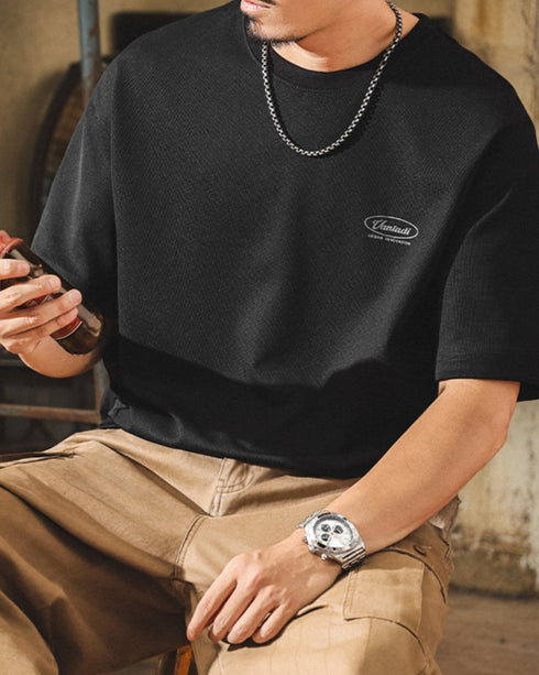 Industrial Typography Back Print T-shirt P1420