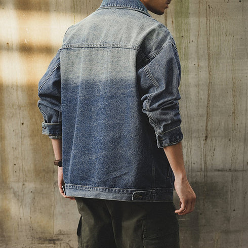 Vintage Wash Denim Jacket P1729
