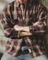 Authentic Check Work Style Long Sleeve Shirt P1594