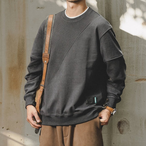 Asymmetry Line Design Sweatshirt P1610