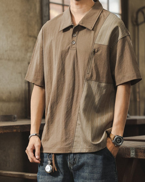 Technical Line Detail Polo Shirt P1428