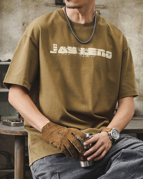 Rough Edge Style Short Sleeve T-shirt P1424