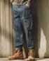 Work Utility Cargo Denim Pants P1538
