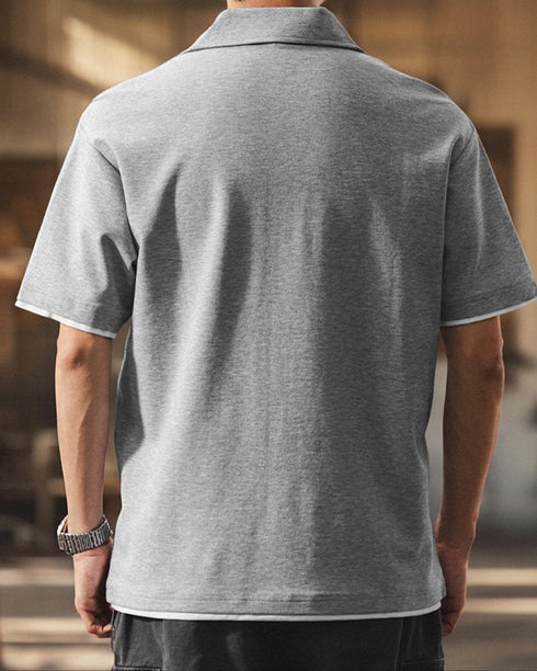 Smart Casual Loose Fit Polo Shirt P1426