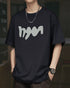 【OUTLET/即納】アブストラクトロゴワイドシルエット半袖Tシャツ P1371