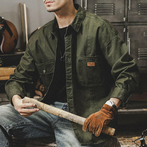 Long-sleeved Loose Shirt P0074.