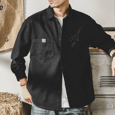 Pocket Long-sleeved Shirt P0082.