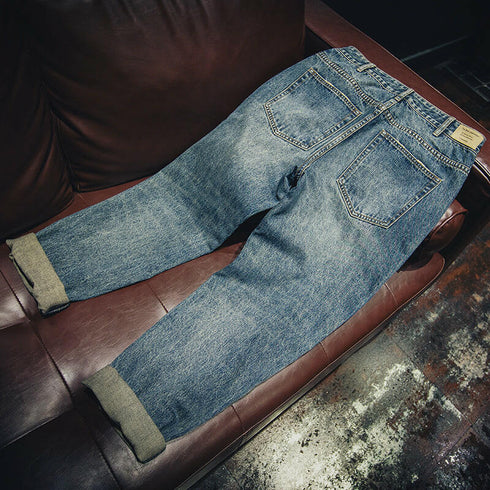 Straight All-match Jeans P0020.
