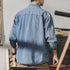 Long-sleeved Tooling Denim Shirt P0113
