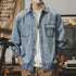 Tooling Denim Long-sleeved Shirt P0132