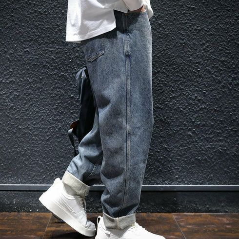 Simple All-match Straight Men's Jeans P0052.