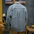 Long-sleeved Striped Loose Shirt P0376