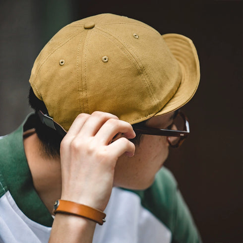 Denim Short Brimmed Cap P0582