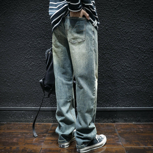 Retro Straight Men's Jeans P0045.