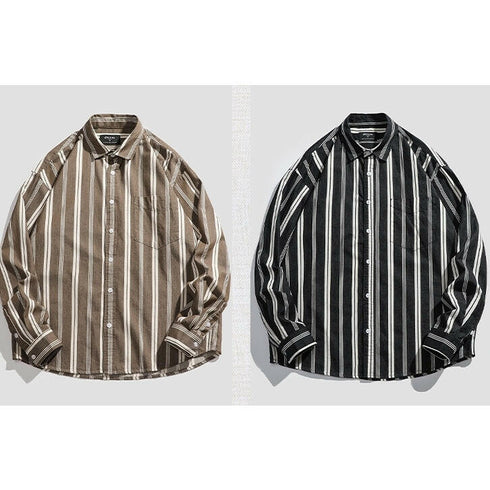 Striped Men's Shirt P0070.