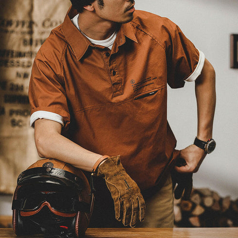 Short-sleeved Tooling Polo Shirt P0112