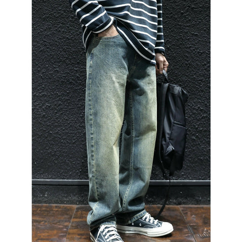 Retro Straight Men's Jeans P0045.