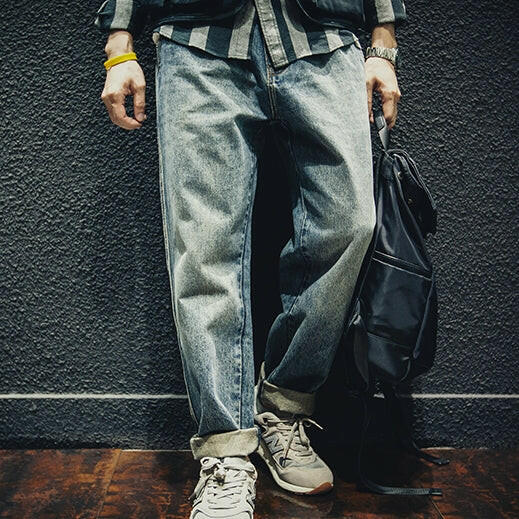 Straight All-match Jeans P0020.