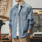 Long-sleeved Tooling Denim Shirt P0113