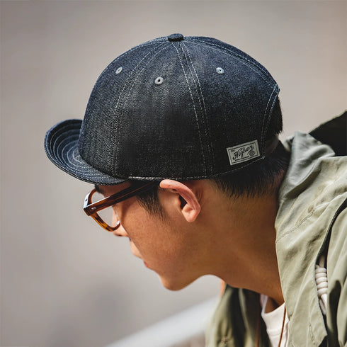 Denim Short Brimmed Cap P0582