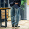 American Retro Straight Jeans Loose Fat Pants P0520