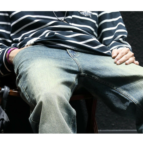 Retro Straight Men's Jeans P0045.