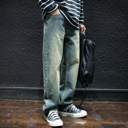 Retro Straight Men's Jeans P0045.