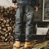 Winter Padded Jeans Men P0697