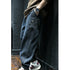 Side Stitch Loose Jeans P0036.