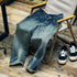 Retro Loose Tide Drape Jeans P0469