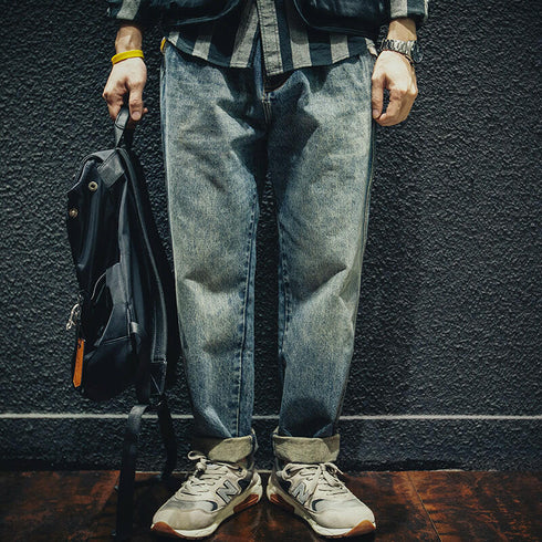 Straight All-match Jeans P0020.