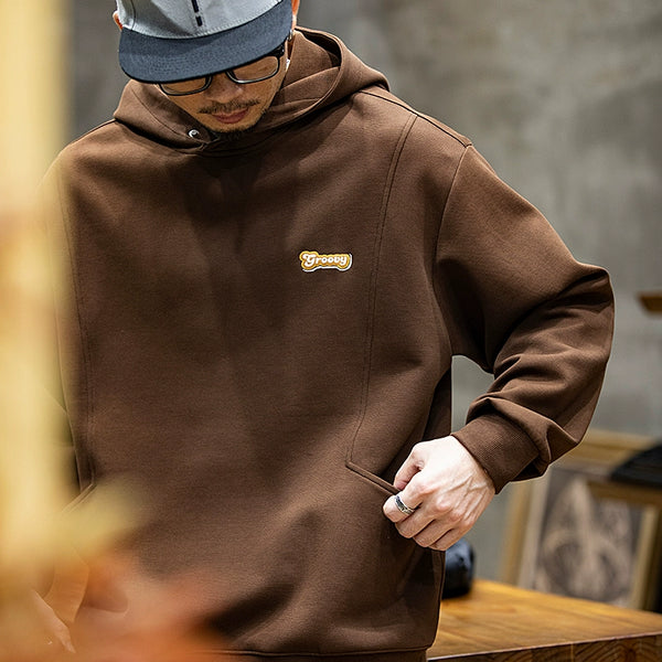 Loose Big Size American Long-Sleeved Hoodie P0443