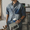 Retro Washed Tooling Denim Shirt P0133