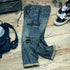 Straight Jeans Loose Multi-Pocket Pants P0378