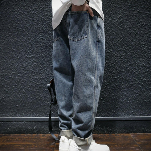 Simple All-match Straight Men's Jeans P0052.